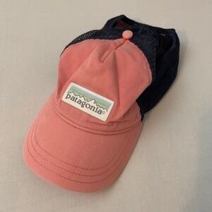 Patagonia‎ Women's Coral Pink Trucker Hat Mesh Snapback Adjustable Outdoor Cap